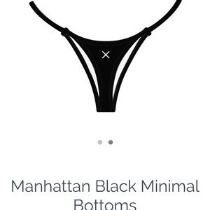 Small black Boutine LA swim bottoms! NWT AND LINER
